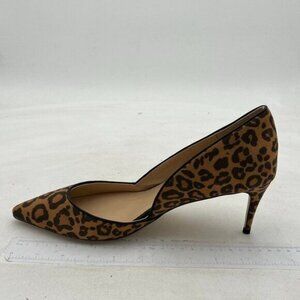 FSJ Women Sexy Leopard Printed Dress Shoes Pointy Toe High Heels Stilettos Pumps